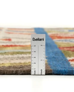 Dywan KAGHSI Kolorowy 140 x 200 cm Wełna Kilim
