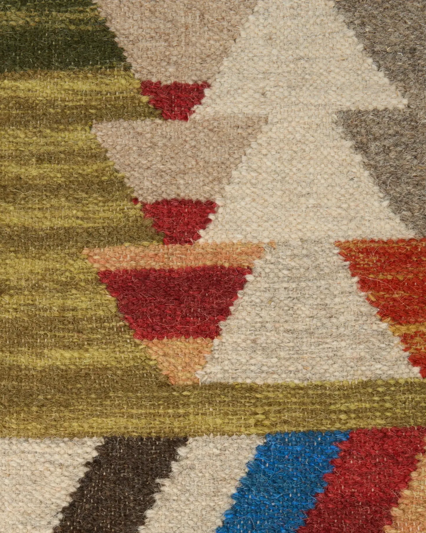 Dywan KAGHSI Kolorowy 80 x 150 cm Wełna Kilim