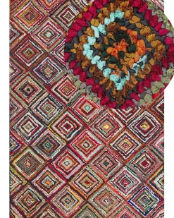 Dywan KAISERI Kolorowy 160 x 230 cm Bawełna