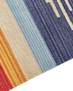 Clearance Dywan KAMARIS Kolorowy Bawełna Kilim Chodniki|Chodniki