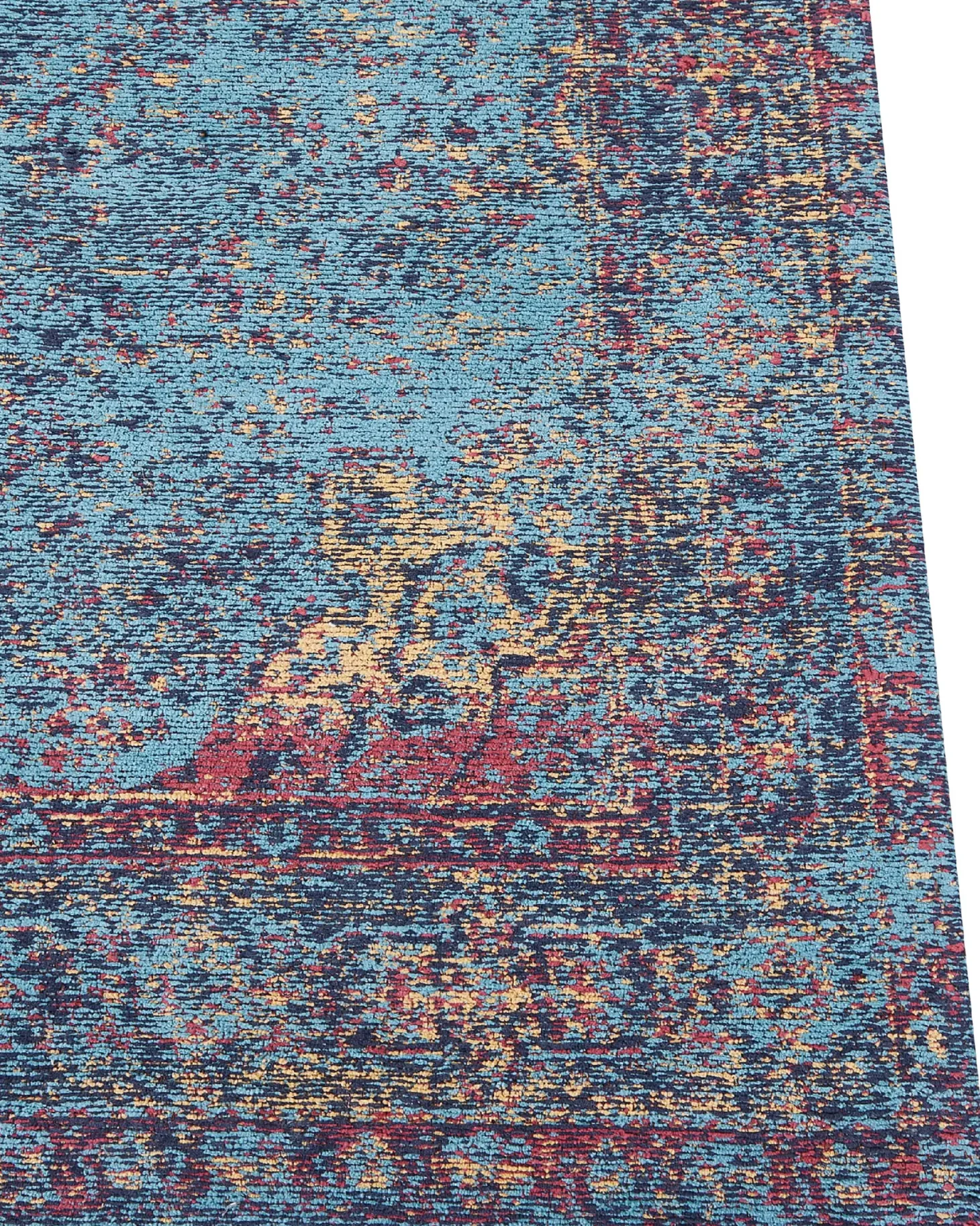 Dywan KANSU Niebieski 160 x 230 cm Bawełna