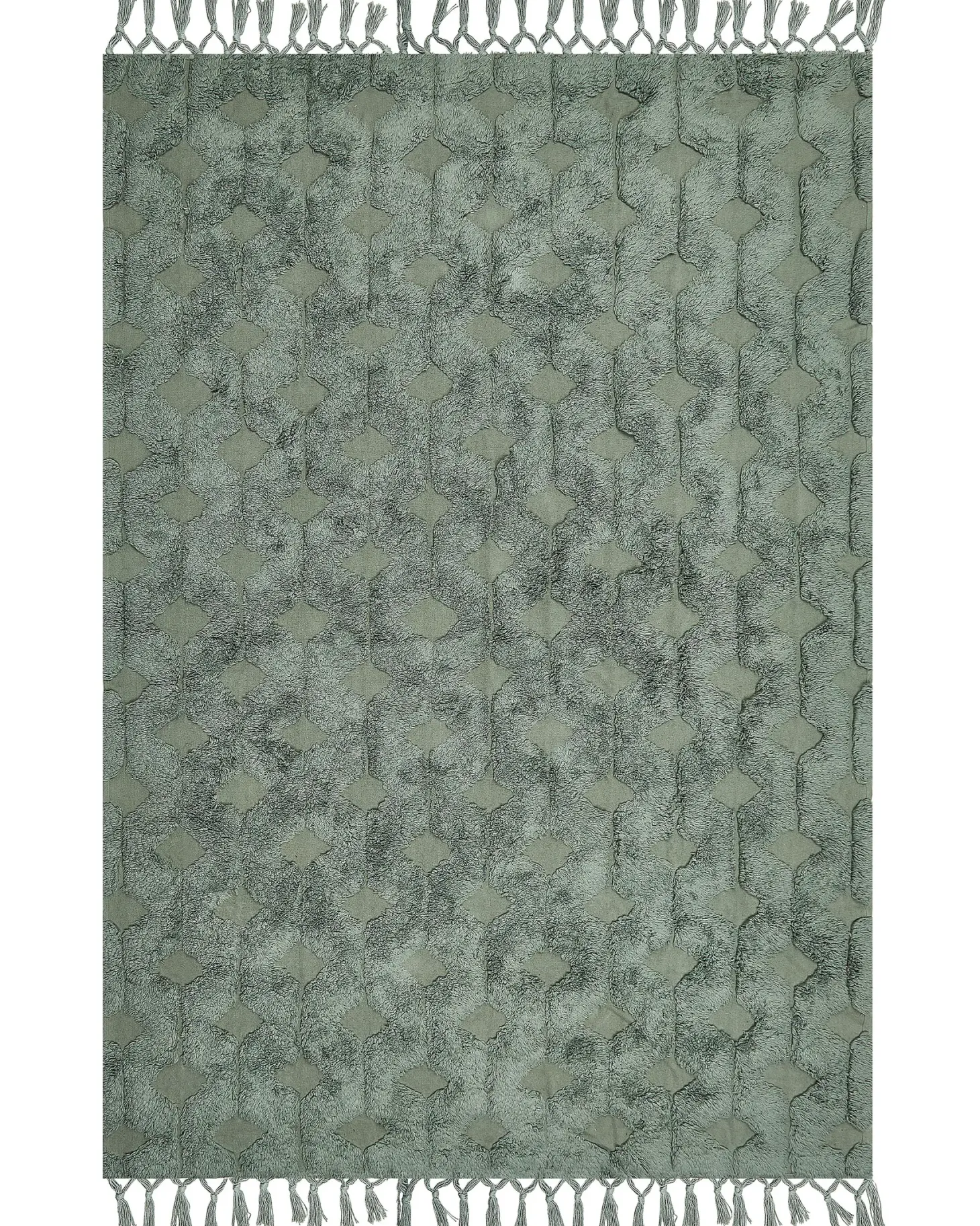 Dywan KARS Zielony 160 x 230 cm Bawełna