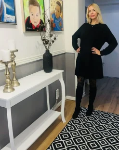Dywan KARUNGAL Czarny 60 x 200 cm