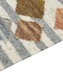 Dywan KASAKH Kolorowy 200 x 300 cm Wełna Kilim