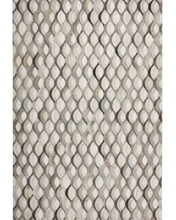 Dywan KIRCA Beżowy 140 x 200 cm Skóra naturalna