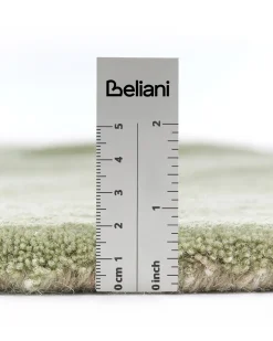 Dywan KOKKINI Jasnozielony ø 140 cm Wełna