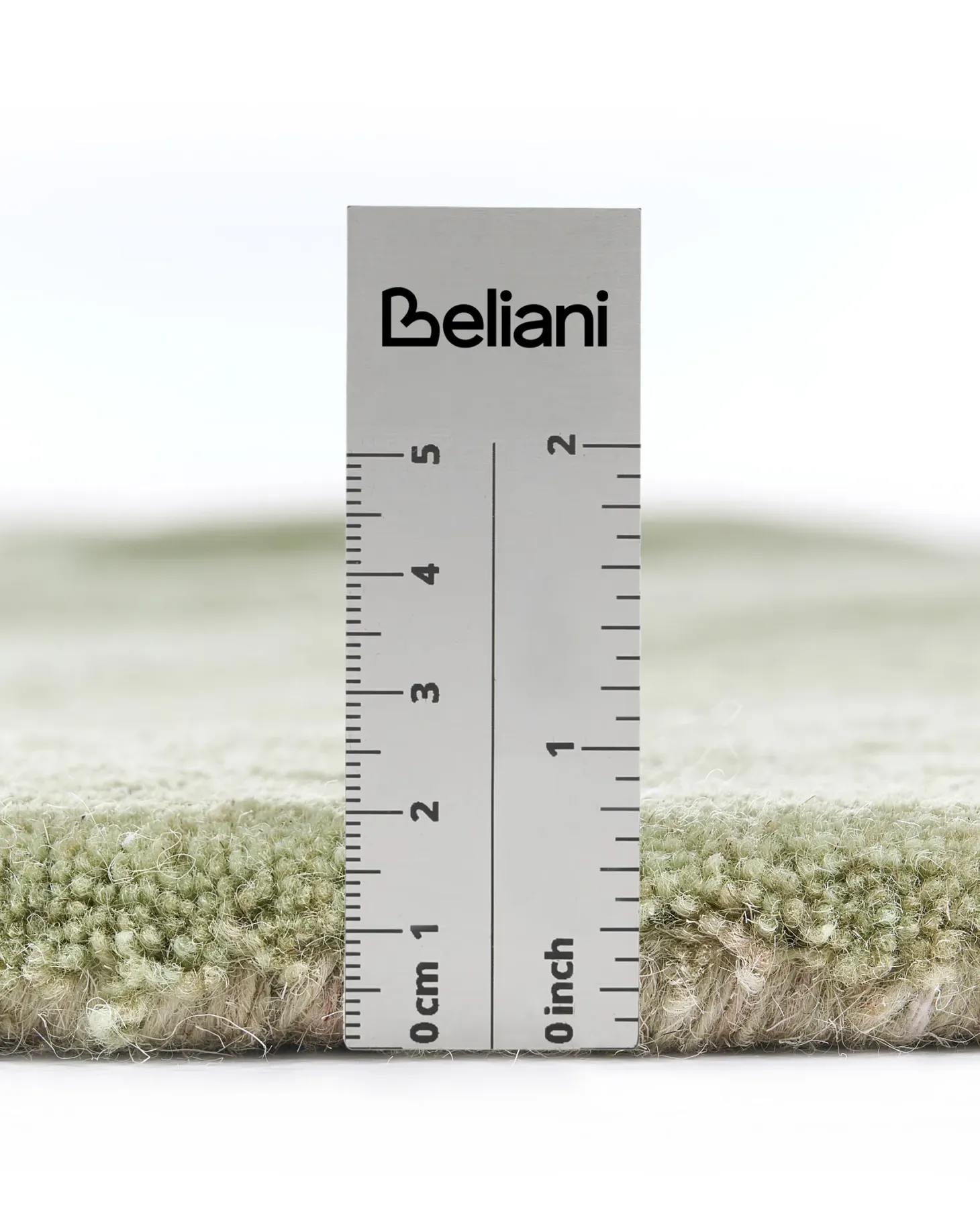Dywan KOKKINI Jasnozielony ø 140 cm Wełna