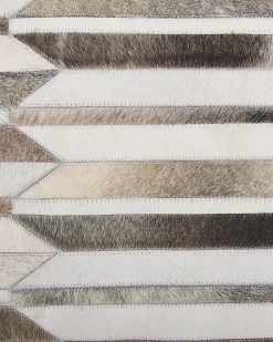 Dywan KULALAR Beżowy 160 x 230 cm Skóra naturalna