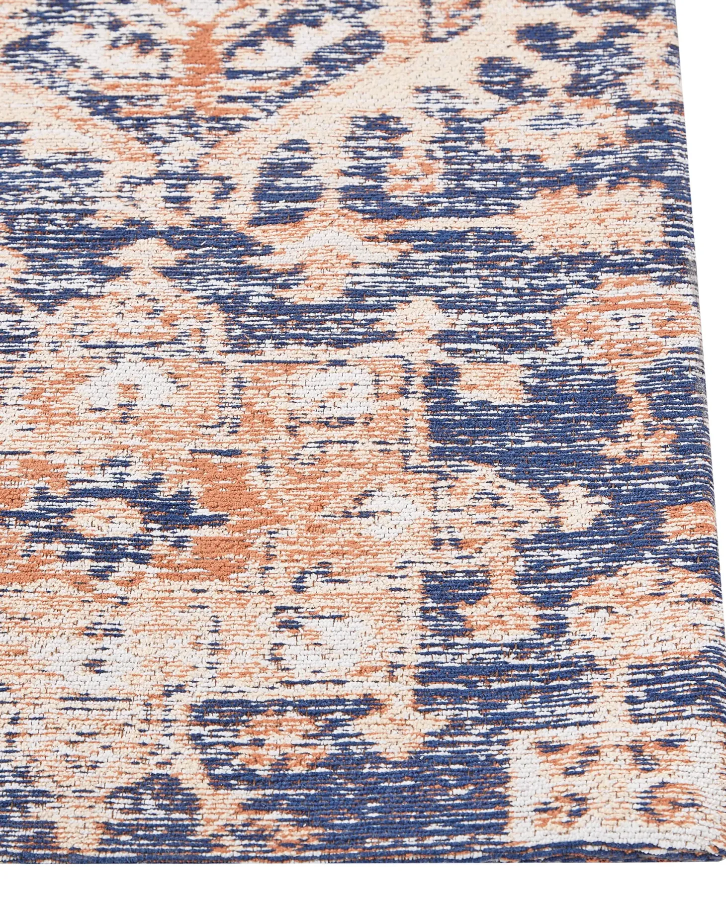 Dywan KURIN Niebieski 140 x 200 cm Bawełna