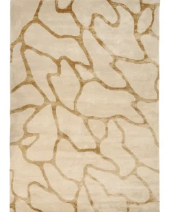 Dywan MAKOLA Beżowy 160 x 230 cm Wiskoza