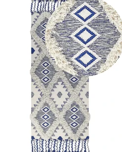 Outlet Dywan MANAVGAT Jasnobeżowy Bawełna Chodniki|Chodniki