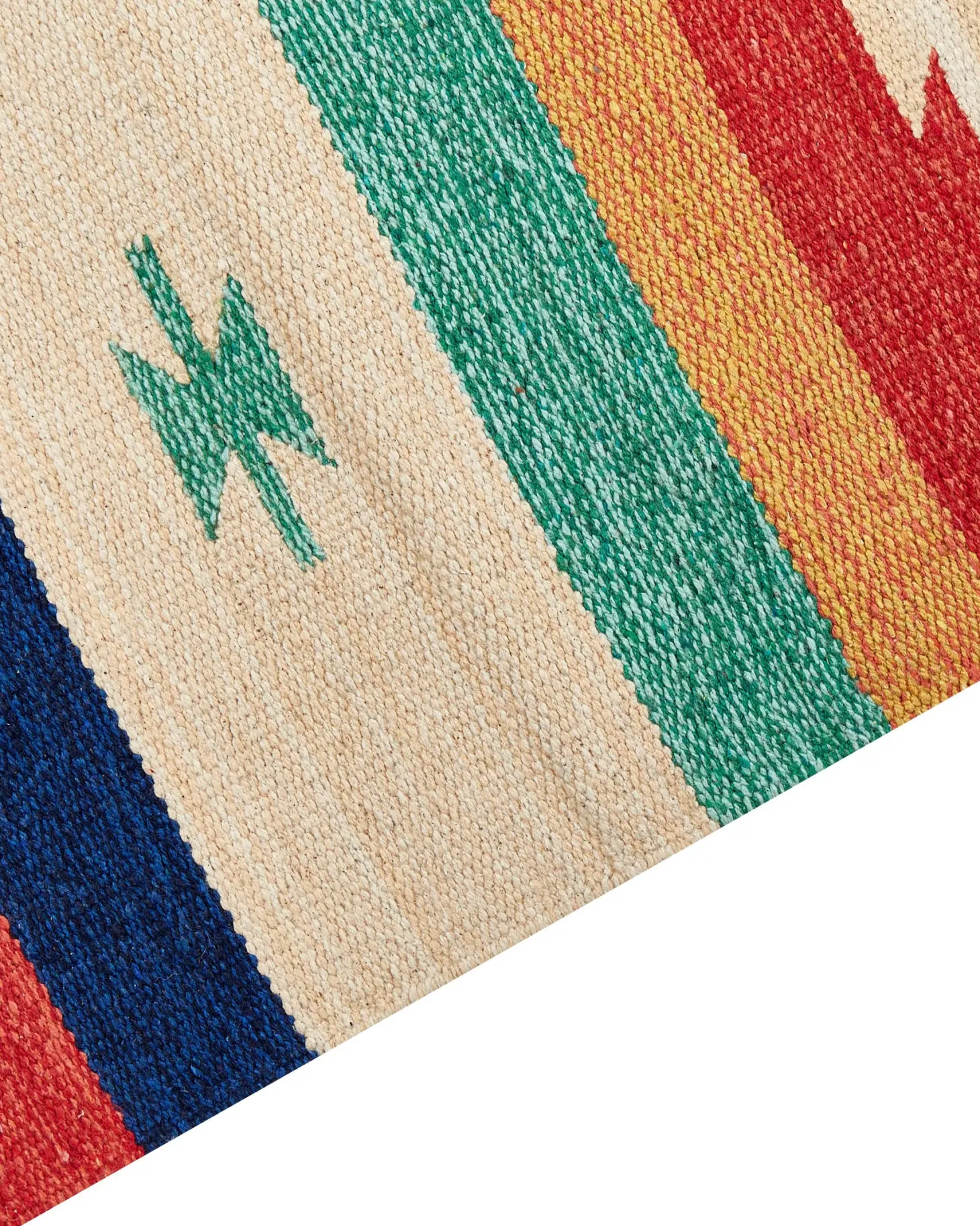 Dywan MARGARA Kolorowy 140 x 200 cm Bawełna Kilim