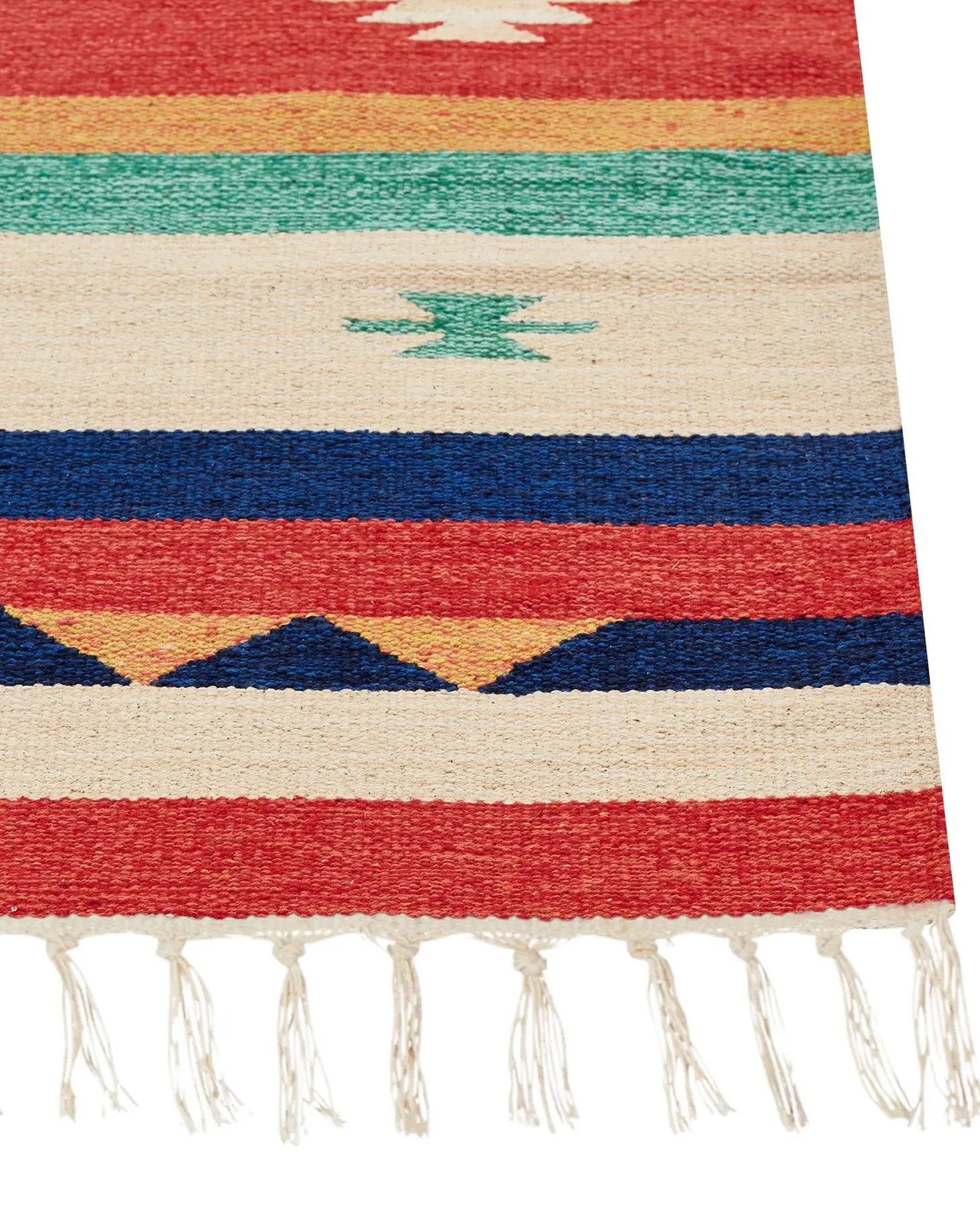 Dywan MARGARA Kolorowy 140 x 200 cm Bawełna Kilim