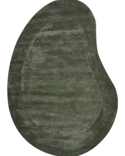 Dywan MASSO Ciemnozielony 160 x 230 cm Wiskoza