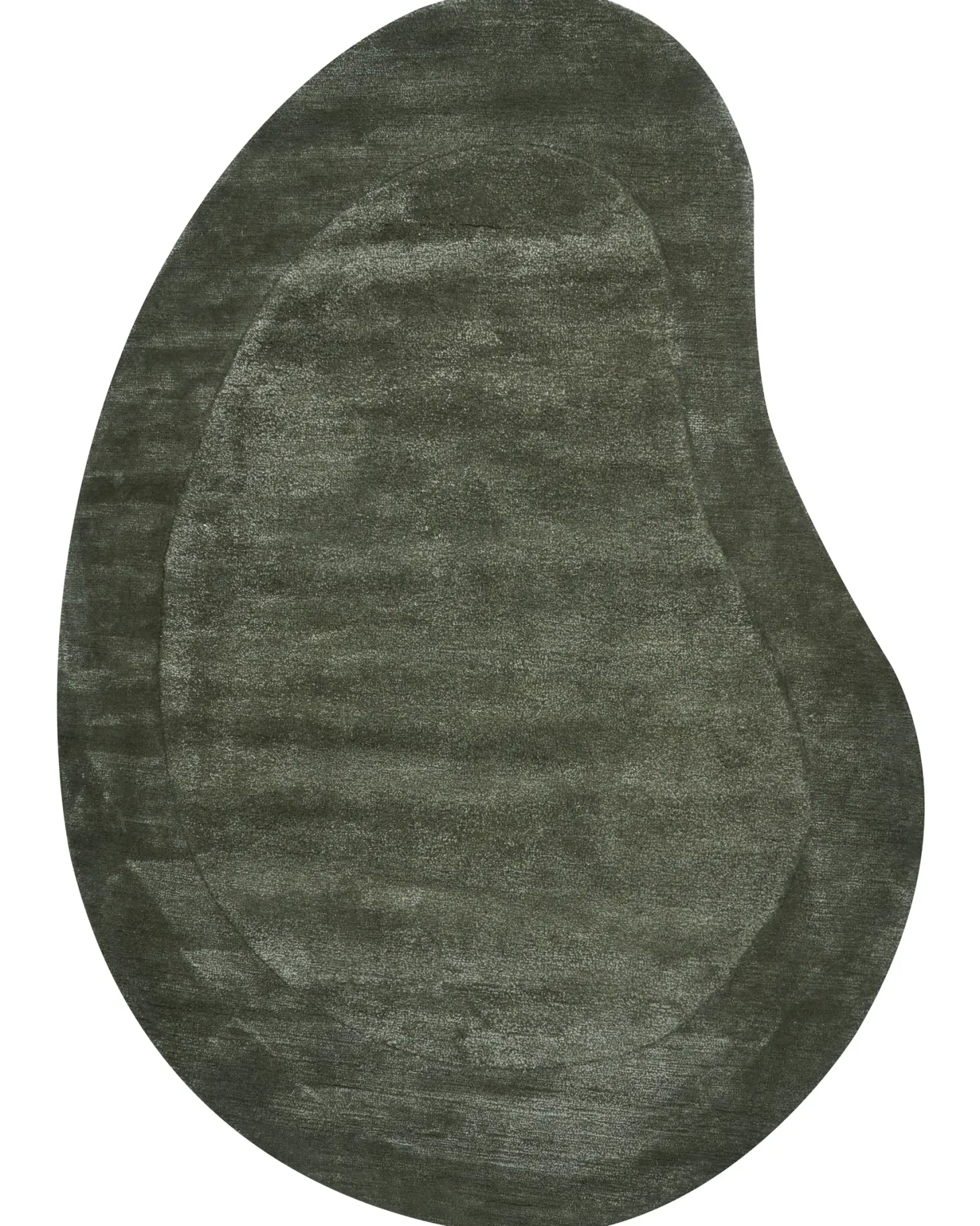 Dywan MASSO Ciemnozielony 160 x 230 cm Wiskoza