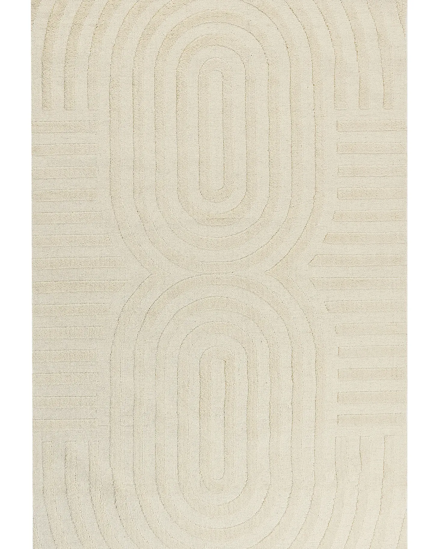 Dywan MASTUNG Beżowy 200 x 300 cm Wełna