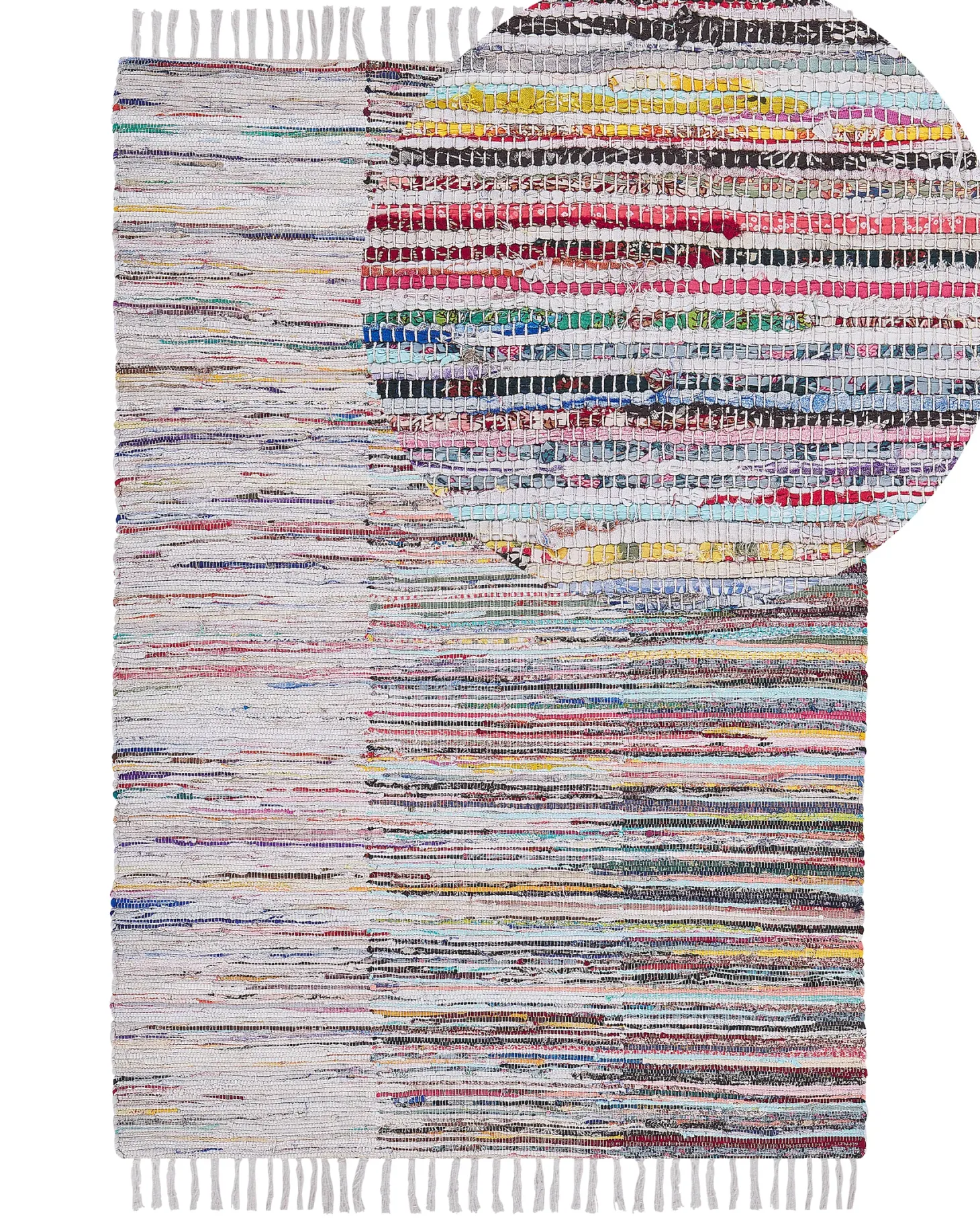 Dywan MERSIN Kolorowy 140 x 200 cm Bawełna