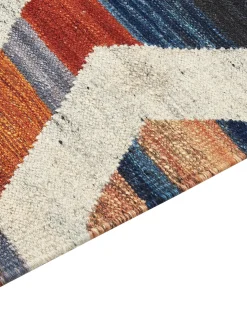 Dywan MRGASHAT Kolorowy 200 x 300 cm Wełna Kilim
