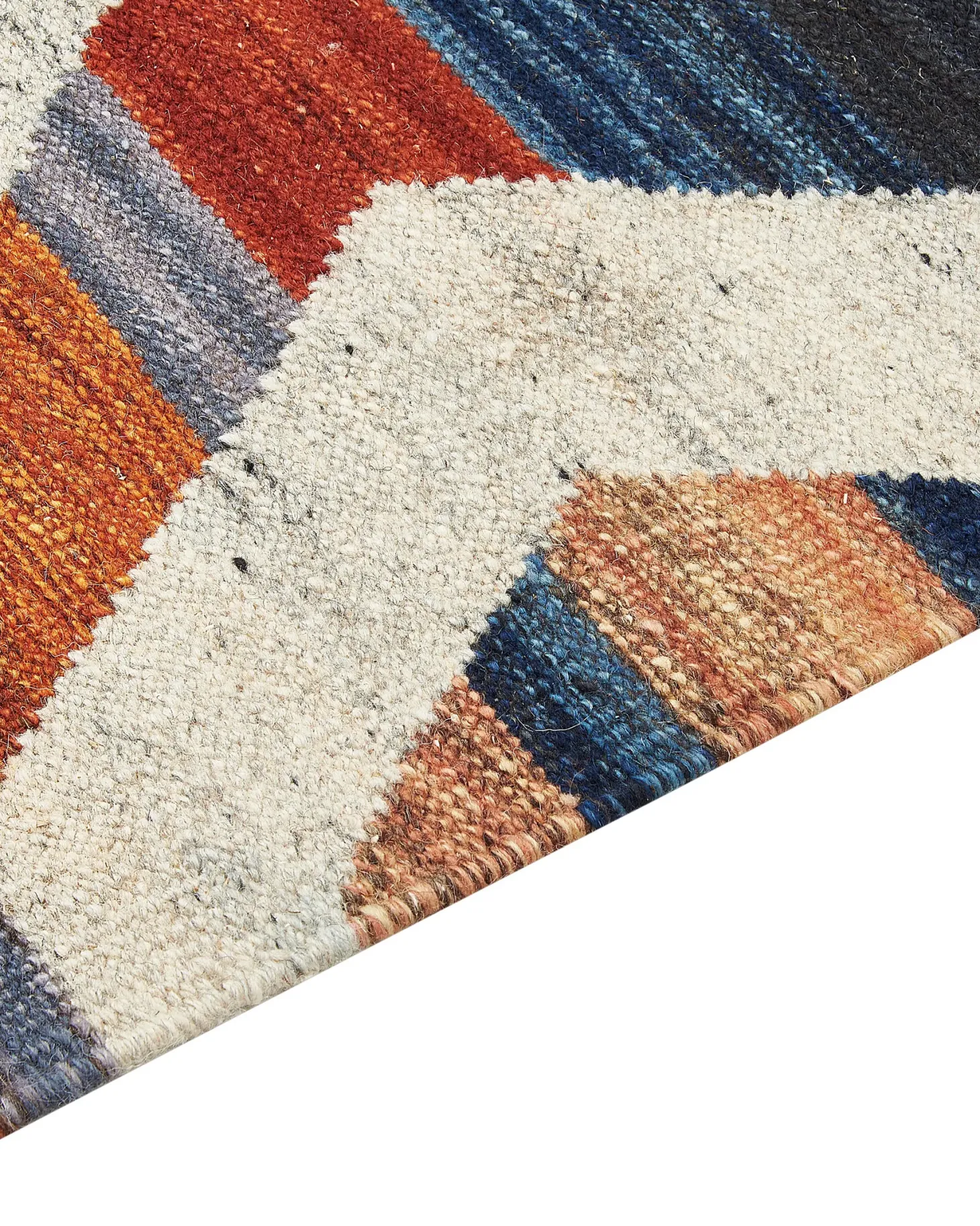 Dywan MRGASHAT Kolorowy 200 x 300 cm Wełna Kilim