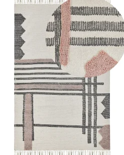 Dywan MURADIYE Beżowy 160 x 230 cm Bawełna
