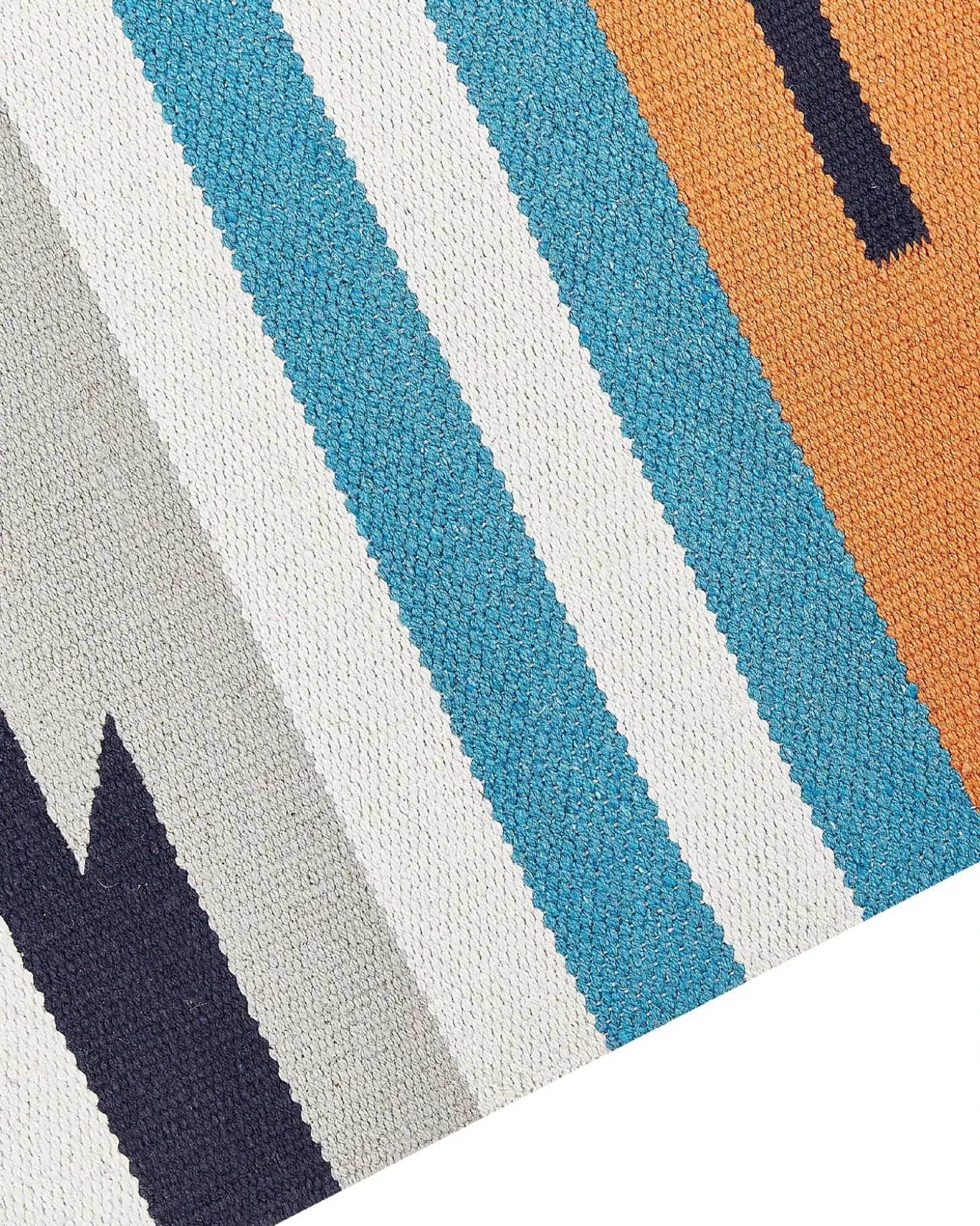 Outlet Dywan NORATUS Kolorowy Bawełna Kilim Chodniki|Chodniki