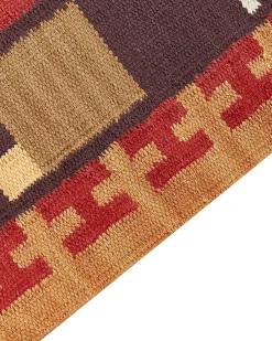 Dywan PARAKAR Kolorowy 160 x 230 cm Bawełna Kilim
