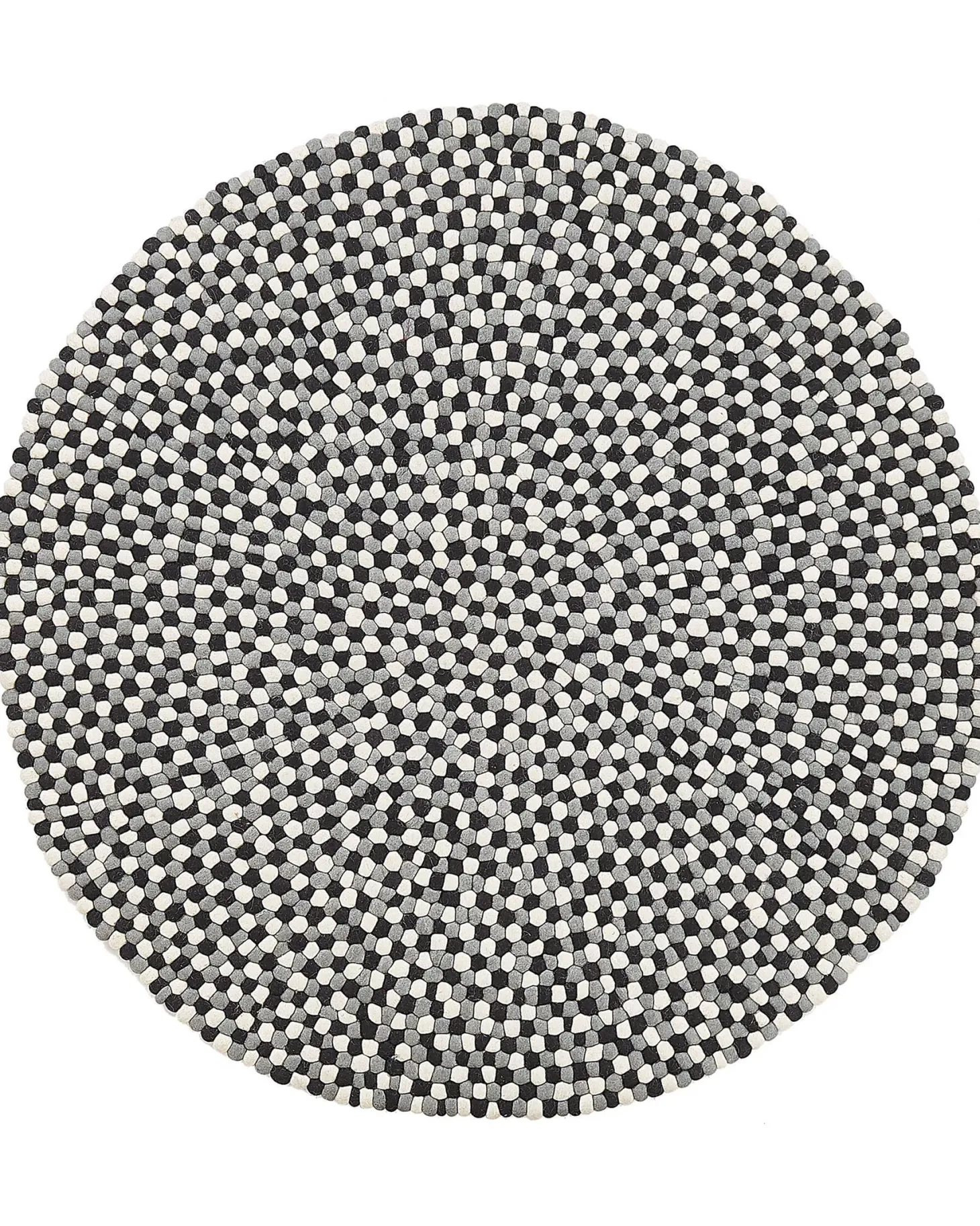 Dywan PENEK Kolorowy ø 140 cm Wełna