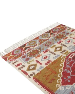 Dywan PROSHYAN Kolorowy 160 x 230 cm Wełna Kilim