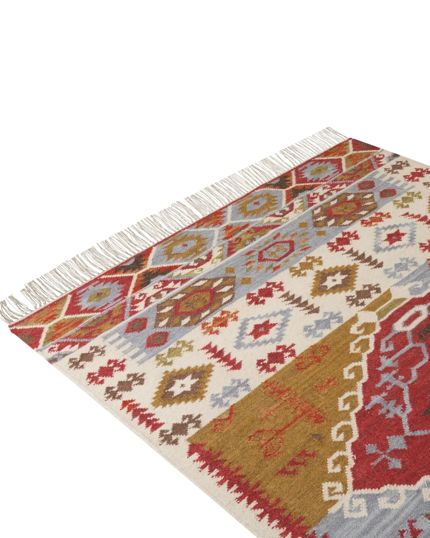 Dywan PROSHYAN Kolorowy 160 x 230 cm Wełna Kilim