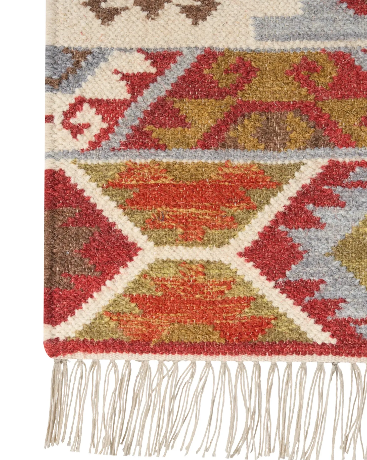 Dywan PROSHYAN Kolorowy 160 x 230 cm Wełna Kilim