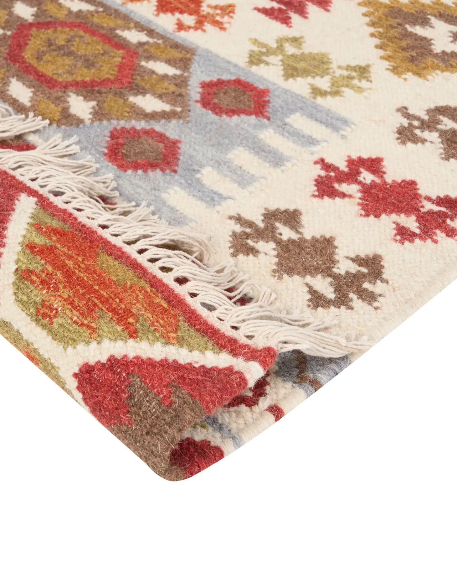 Dywan PROSHYAN Kolorowy 160 x 230 cm Wełna Kilim