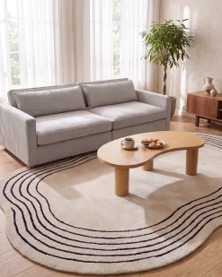 Dywan RAMZAN Beżowy 200 x 300 cm Wiskoza