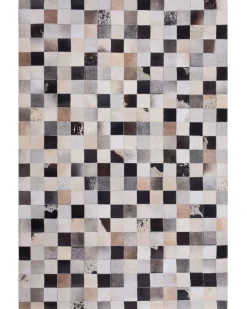 Dywan RIZE Kolorowy 160 x 230 cm Skóra naturalna