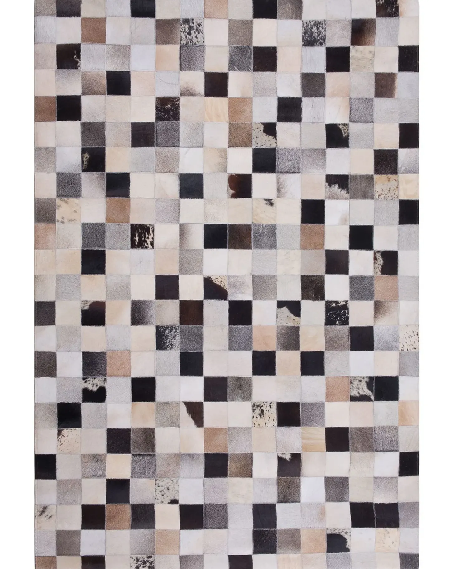 Dywan RIZE Kolorowy 160 x 230 cm Skóra naturalna