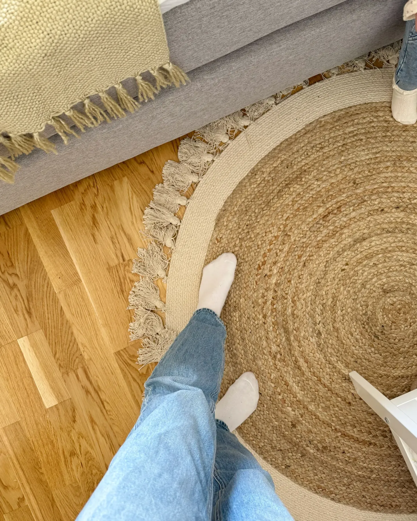 Dywan SAMSUN Beżowy ø 120 cm Juta