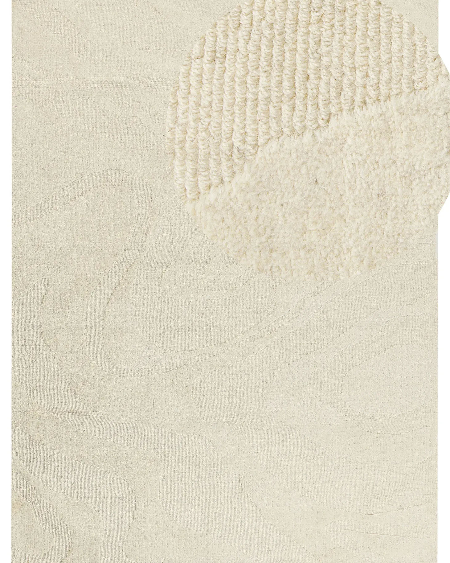 Dywan SASNAK Beżowy 300 x 400 cm Wełna