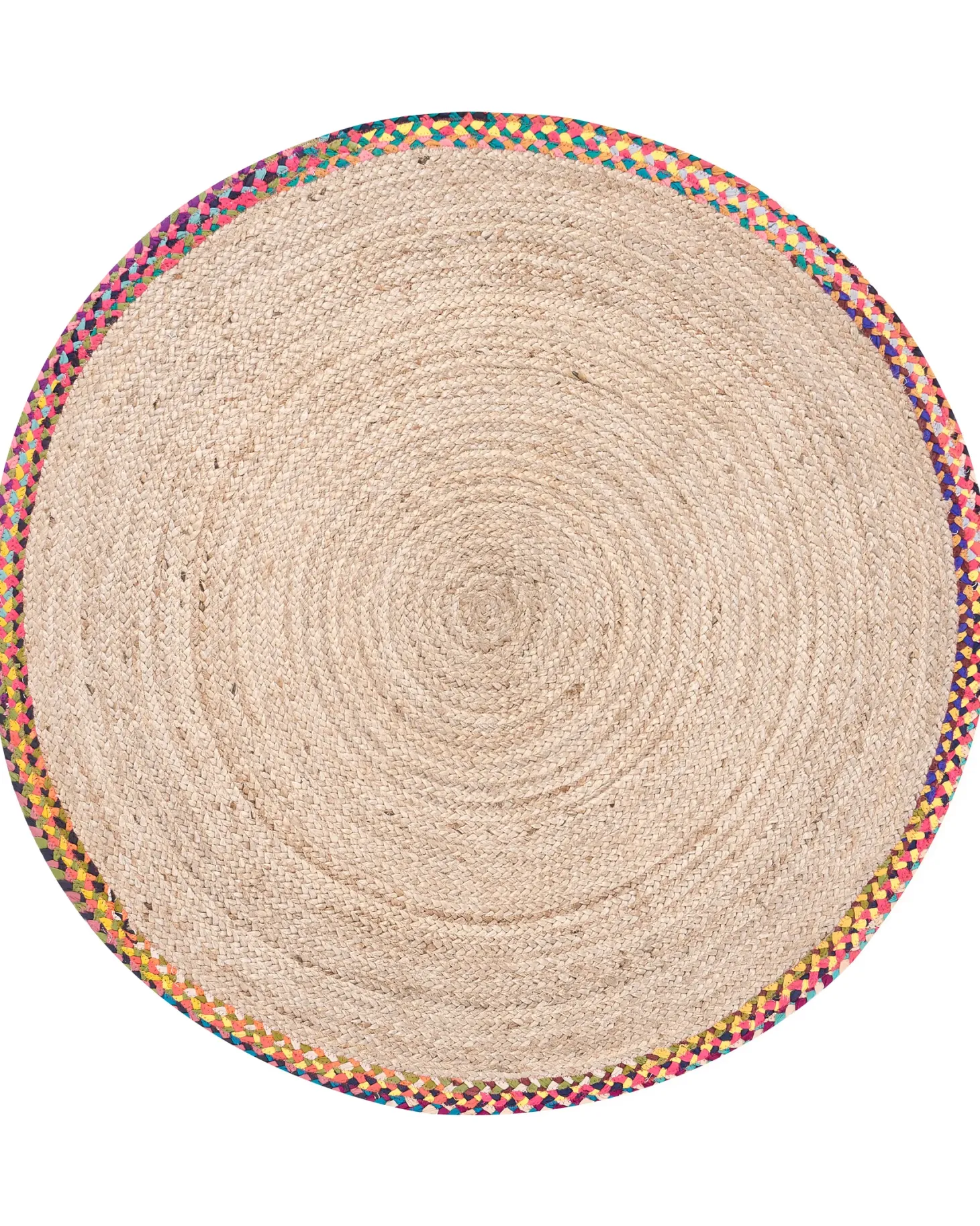 Dywan SATARA Kolorowy ø 120 cm Juta