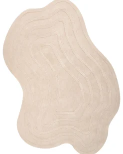 Dywan SATNA Beżowy 160 x 230 cm Wełna