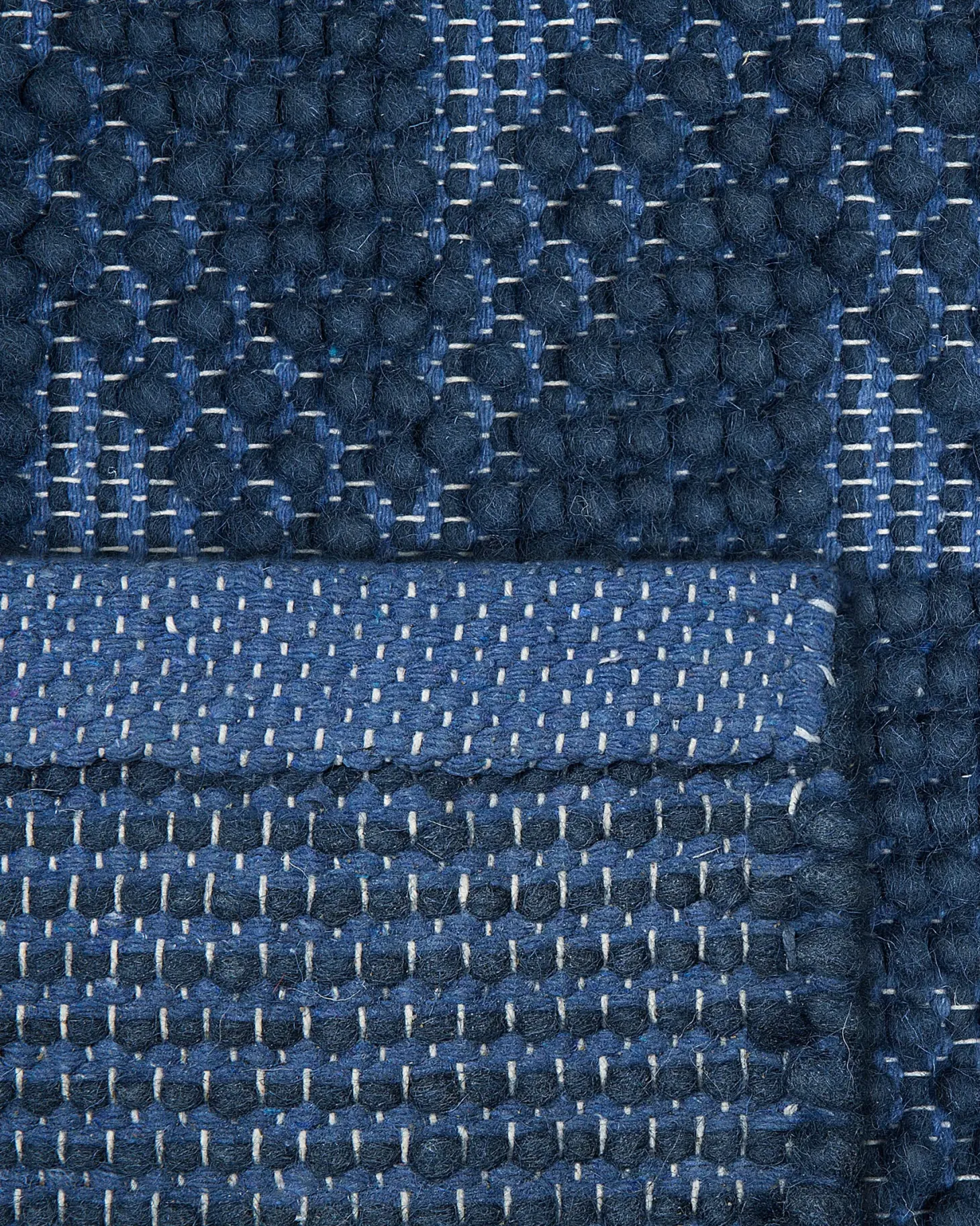 Dywan SAVRAN Granatowy 80 x 150 cm Wełna