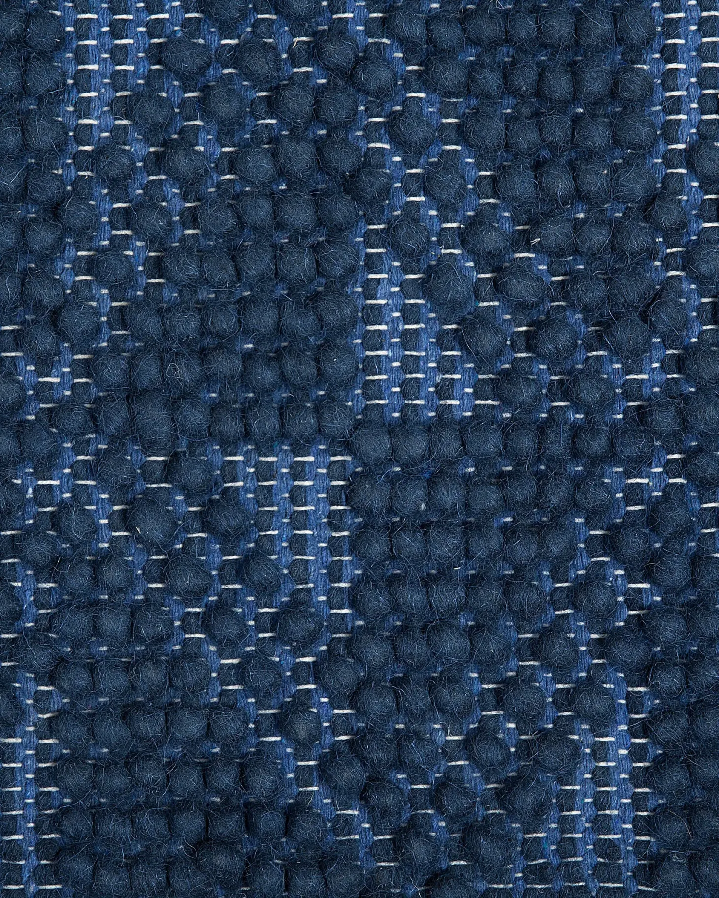 Dywan SAVRAN Granatowy 140 x 200 cm Wełna