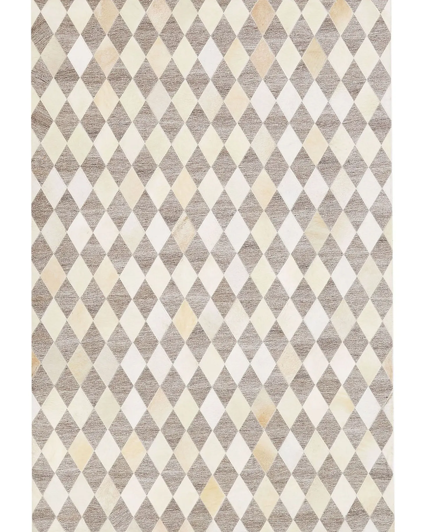 Dywan SESLICE Beżowy 160 x 230 cm Skóra naturalna