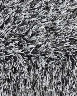 Dywan shaggy CIDE Czarny/ biały 160 x 230 cm