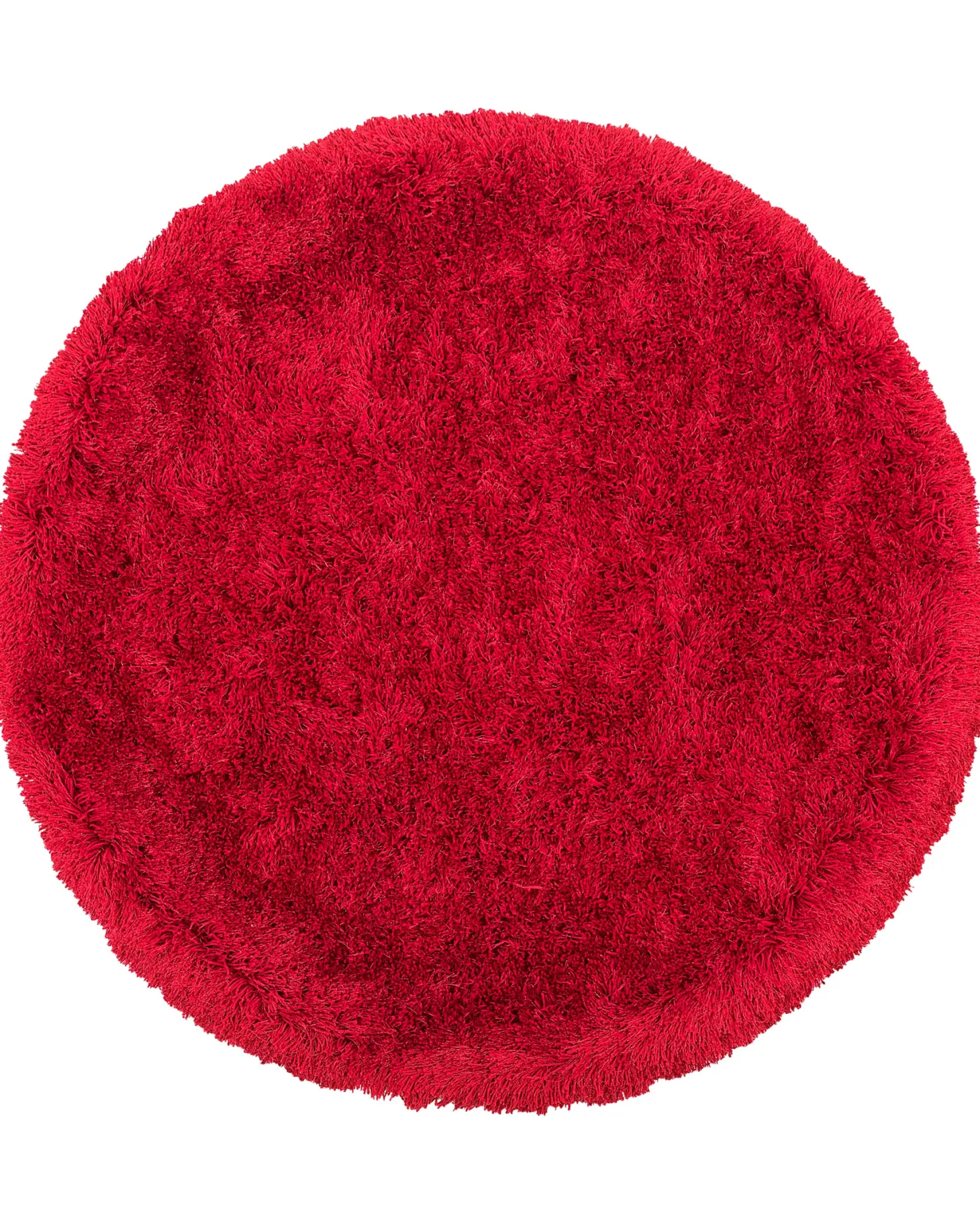 Dywan shaggy CIDE Czerwony ø 140 cm