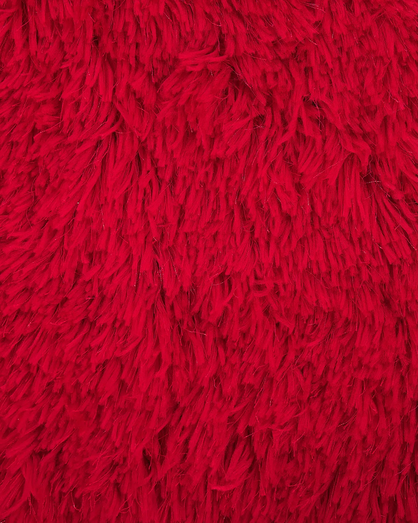 Dywan shaggy CIDE Czerwony ø 140 cm
