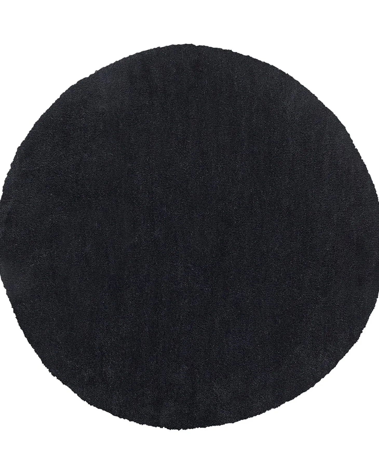 Dywan shaggy DEMRE Czarny ø 140 cm