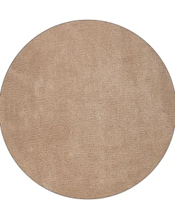 Dywan shaggy DEMRE Piaskowy ø 140 cm