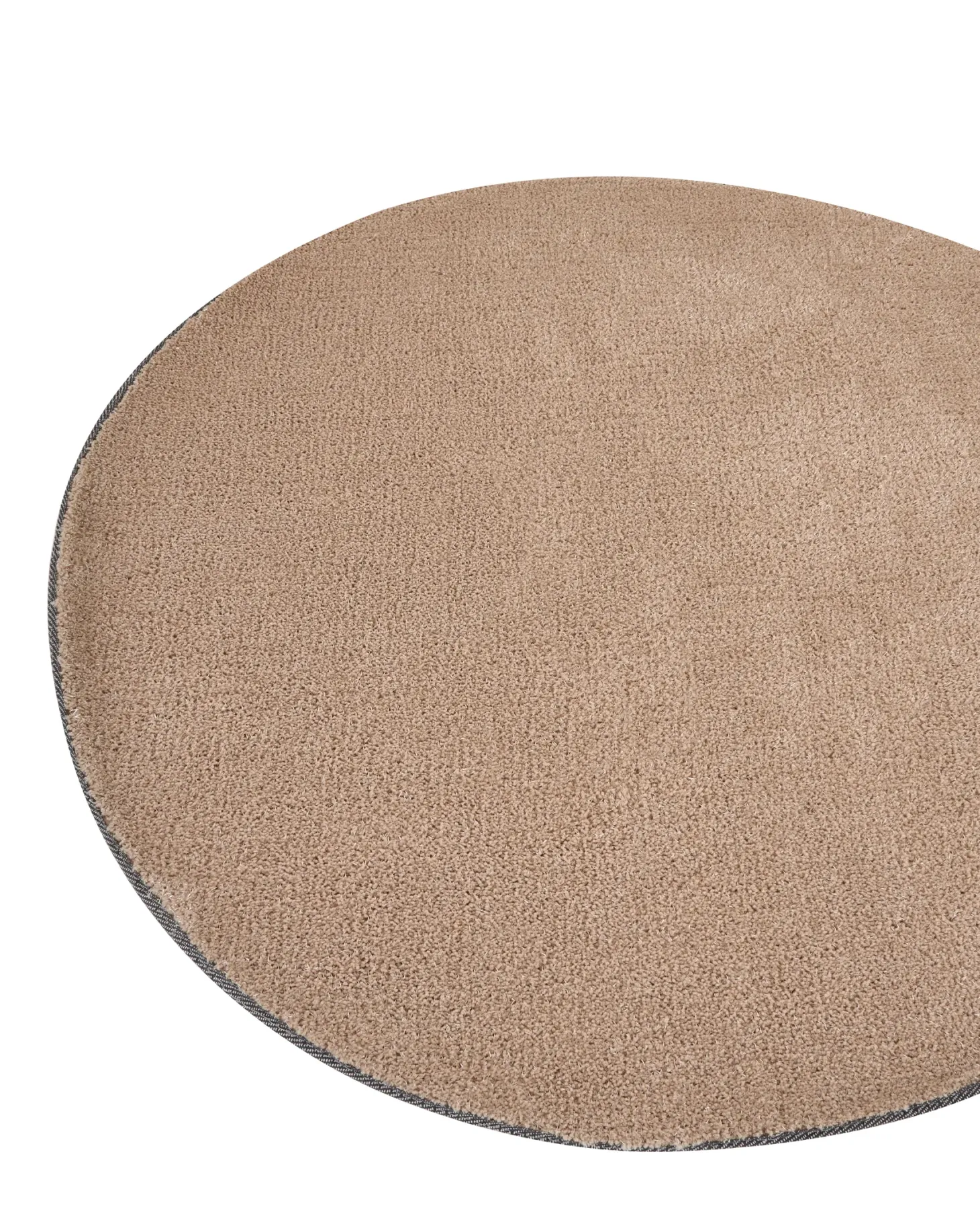 Dywan shaggy DEMRE Piaskowy ø 140 cm
