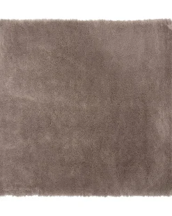 Dywan shaggy EVREN Jasnobrązowy 200 x 200 cm