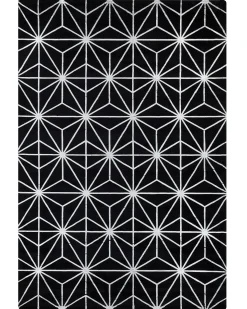Dywan SIBEL Czarny 160 x 230 cm Wiskoza