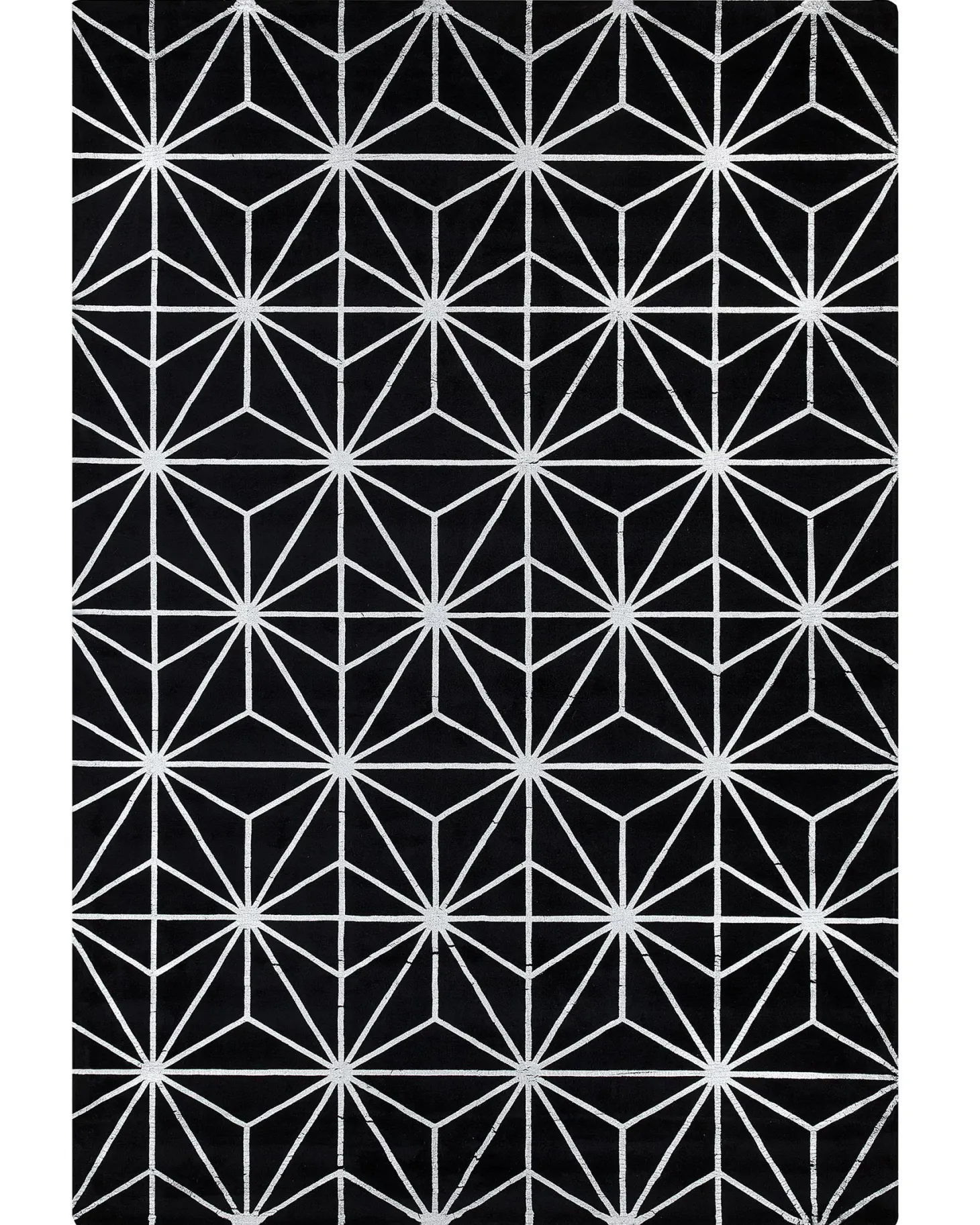 Dywan SIBEL Czarny 160 x 230 cm Wiskoza